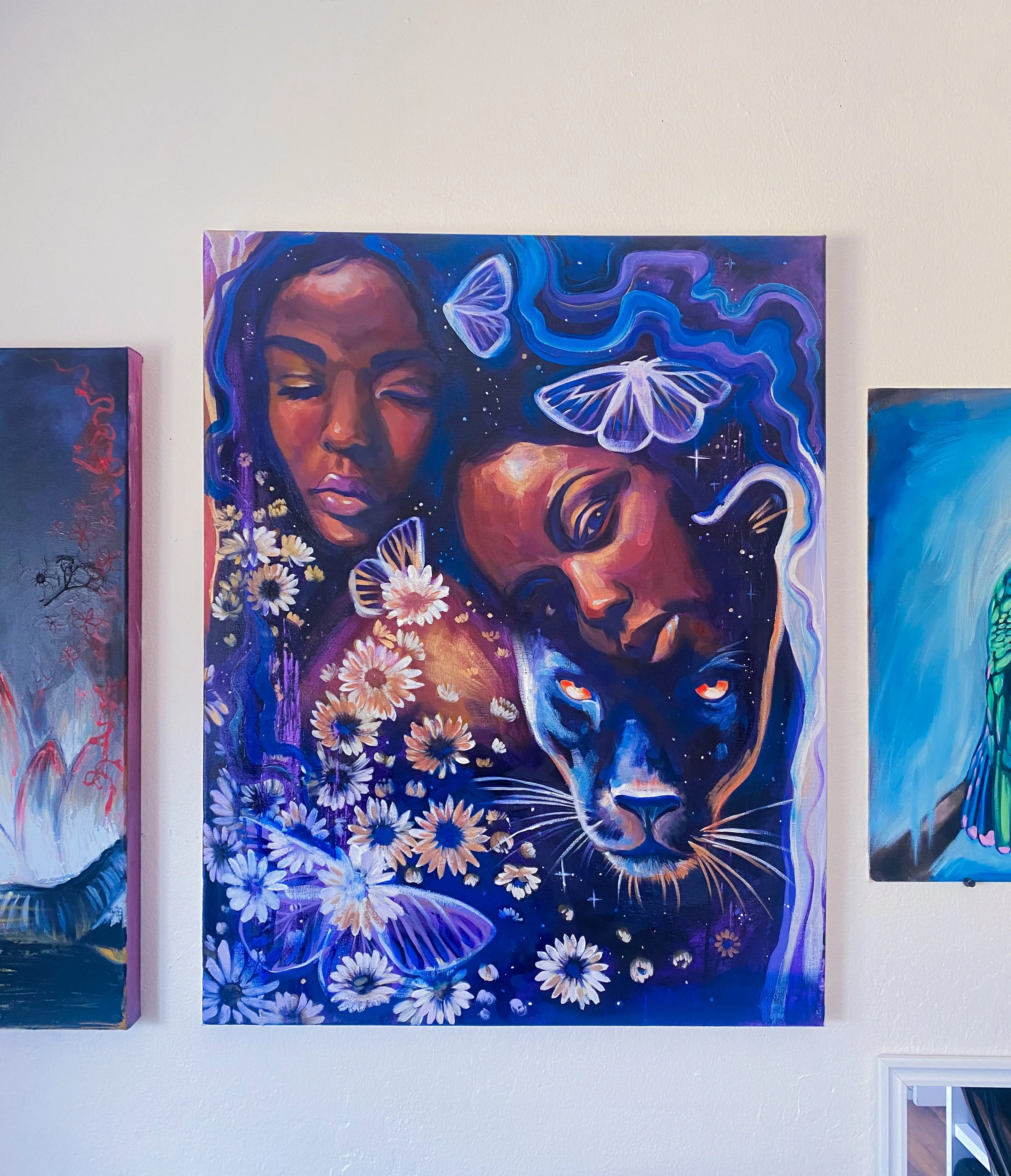 Warriors Original Oil Painting