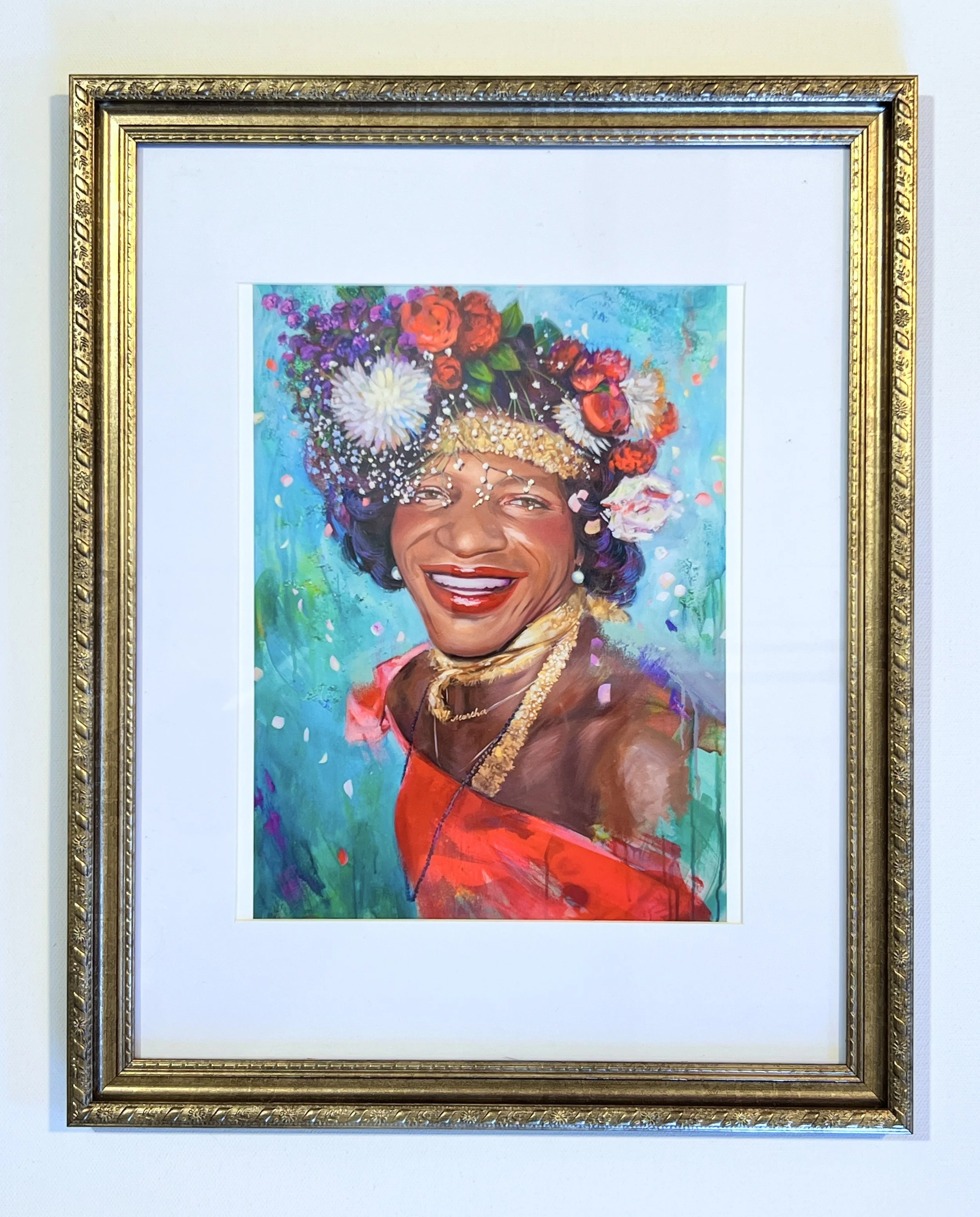 Marsha P Johnson - Framed Print