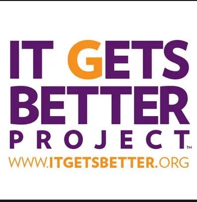 It gets better project logo in purple, with a yellow G and the link in yellow below
