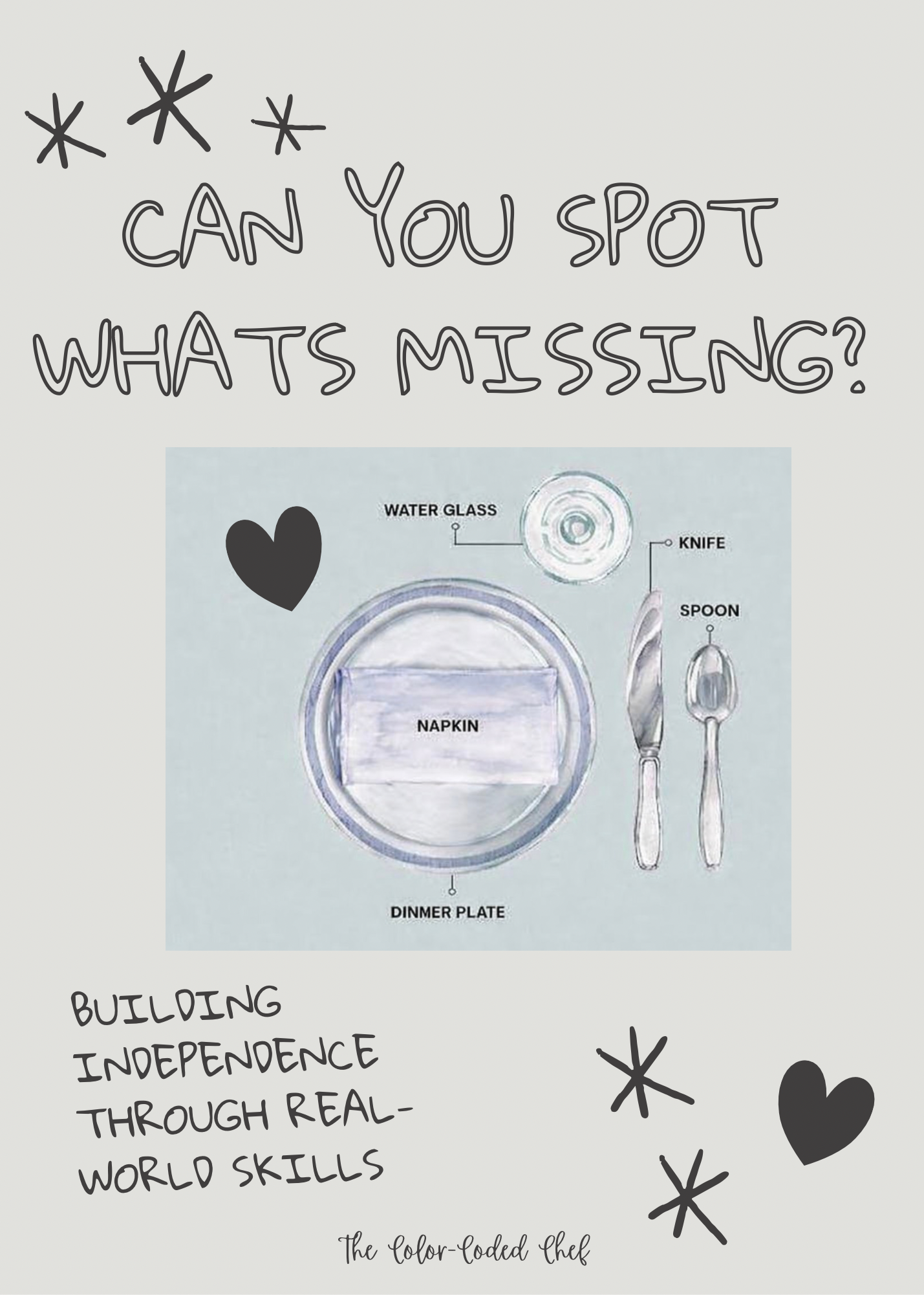 🍽️ Turning Table Setting into Real-World Success! 