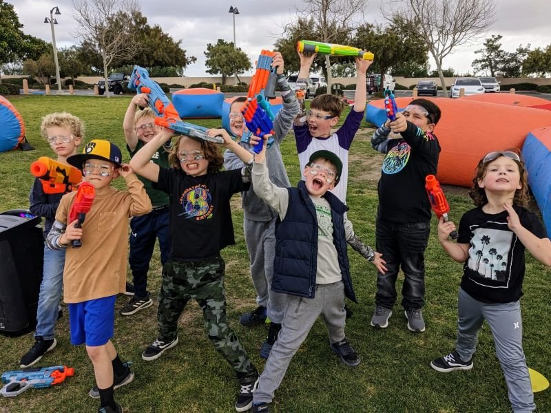 02.11.23 Kids ready for nerf gun war!