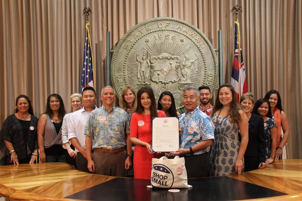 Governor David Ige presents the Proclamation “Small Business Saturday Hawaii” to MCBL and Team. Read More