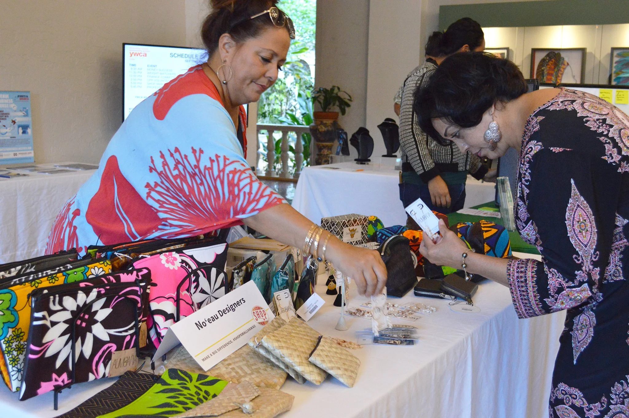No’eau Designers - Neighborhood Champion located at Ka Makana Ali’i Mall Representing Retailers at #SHOPSMALLHAWAII Pop Up