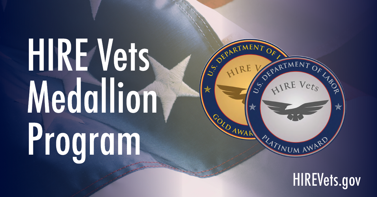 Acs Recognized With 2019 Hire Vets Gold Medallion By Us Dept Of Labor Assured Consulting Solutions