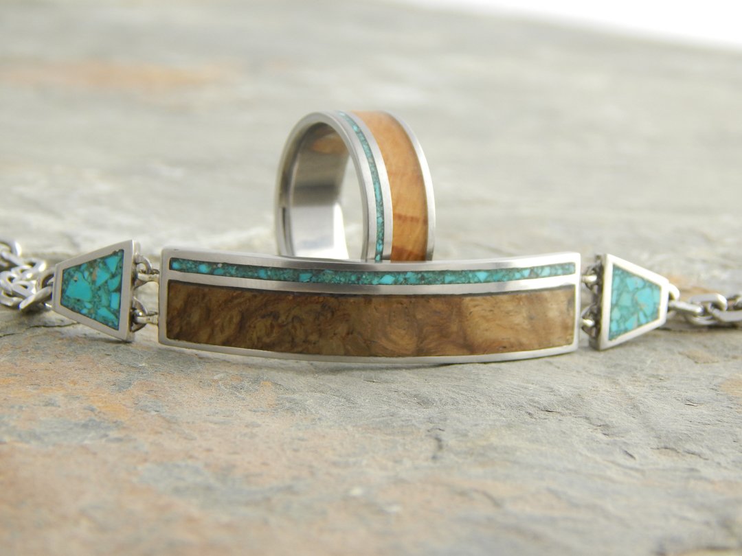 darvier-titanium-burl-turquoise-bracelet-ring-set.jpg