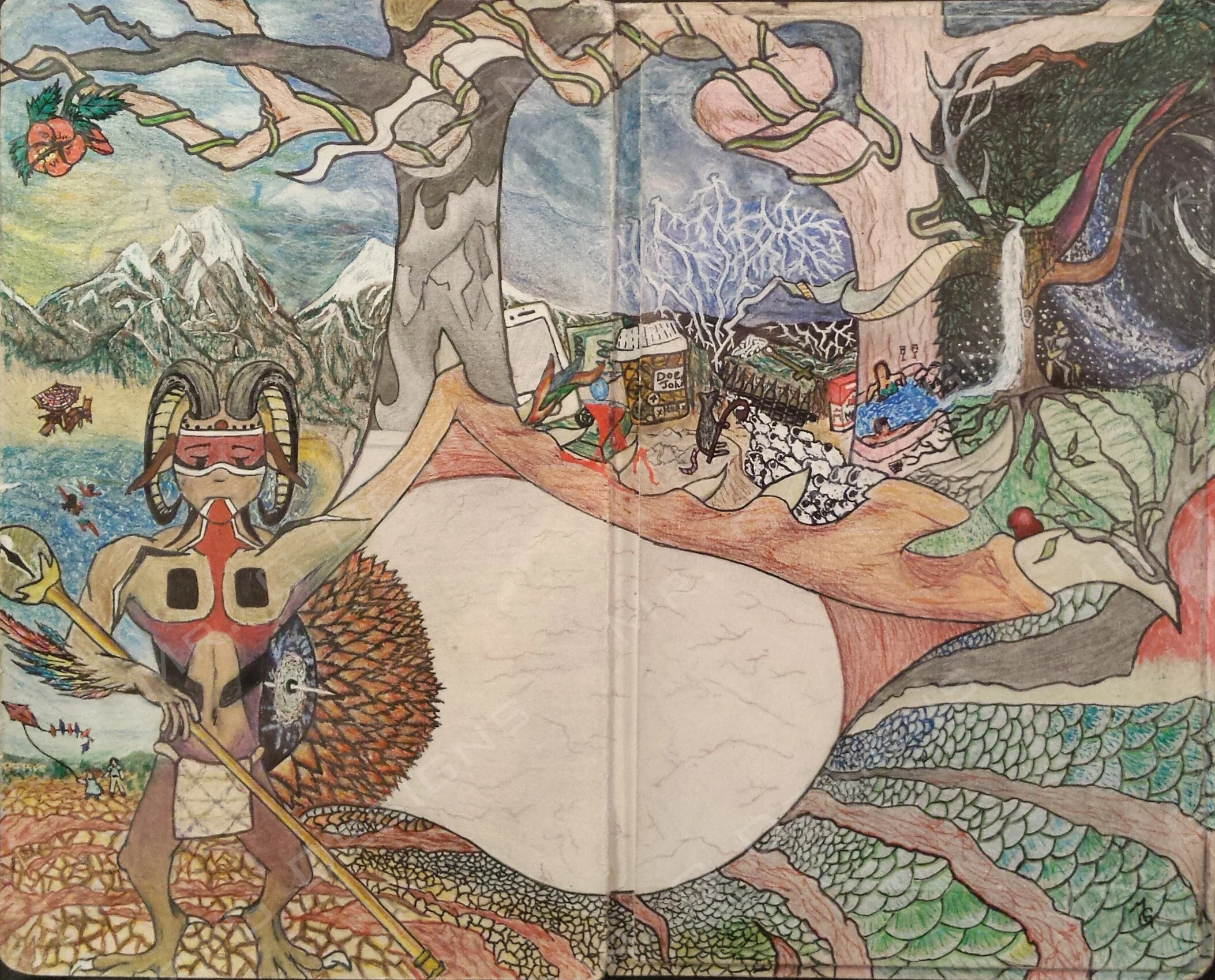 The Evolution of Beast, God, and Man