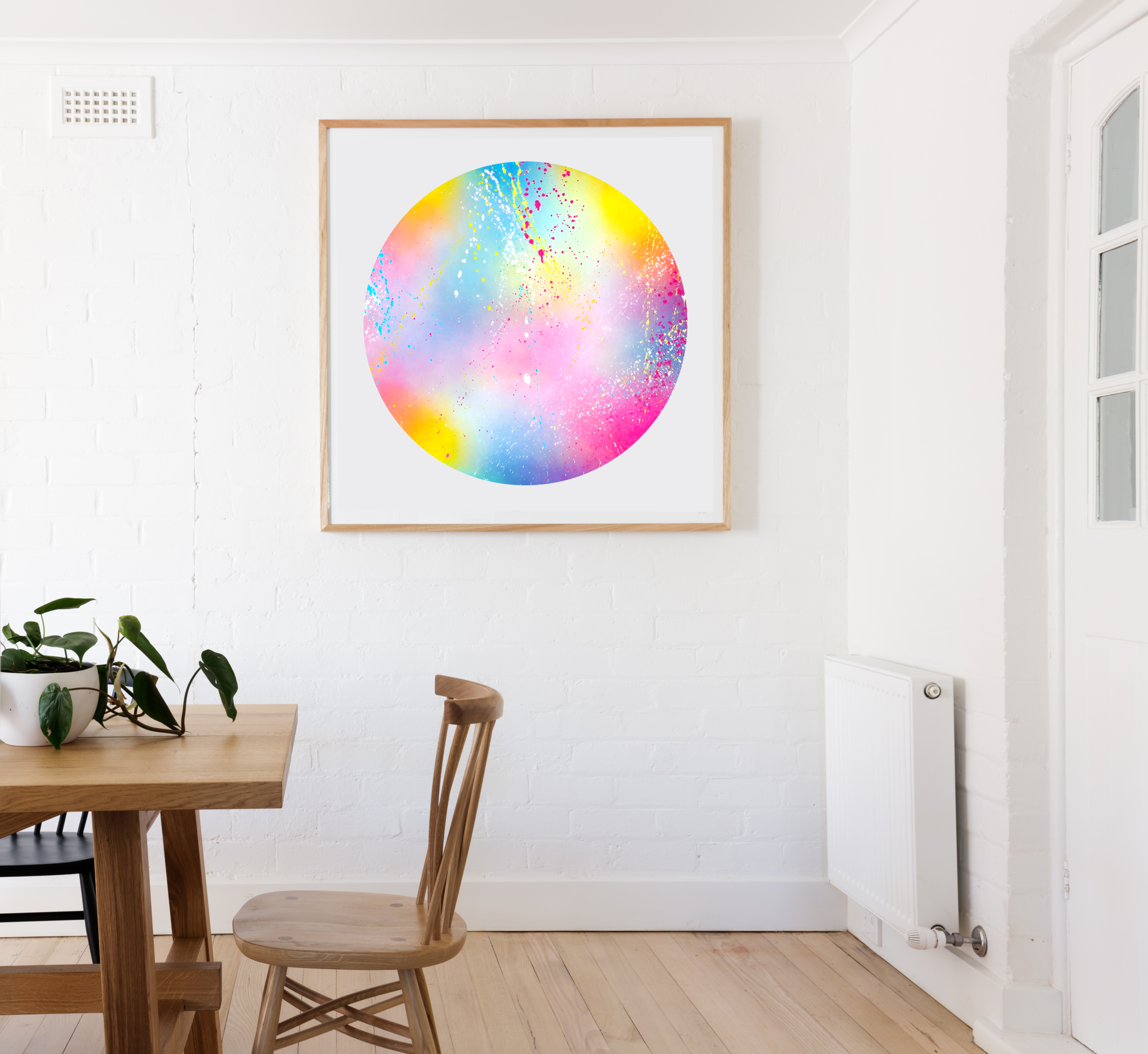 Leah Grant Artwork Kitchen Dinning Room Colourful Framed