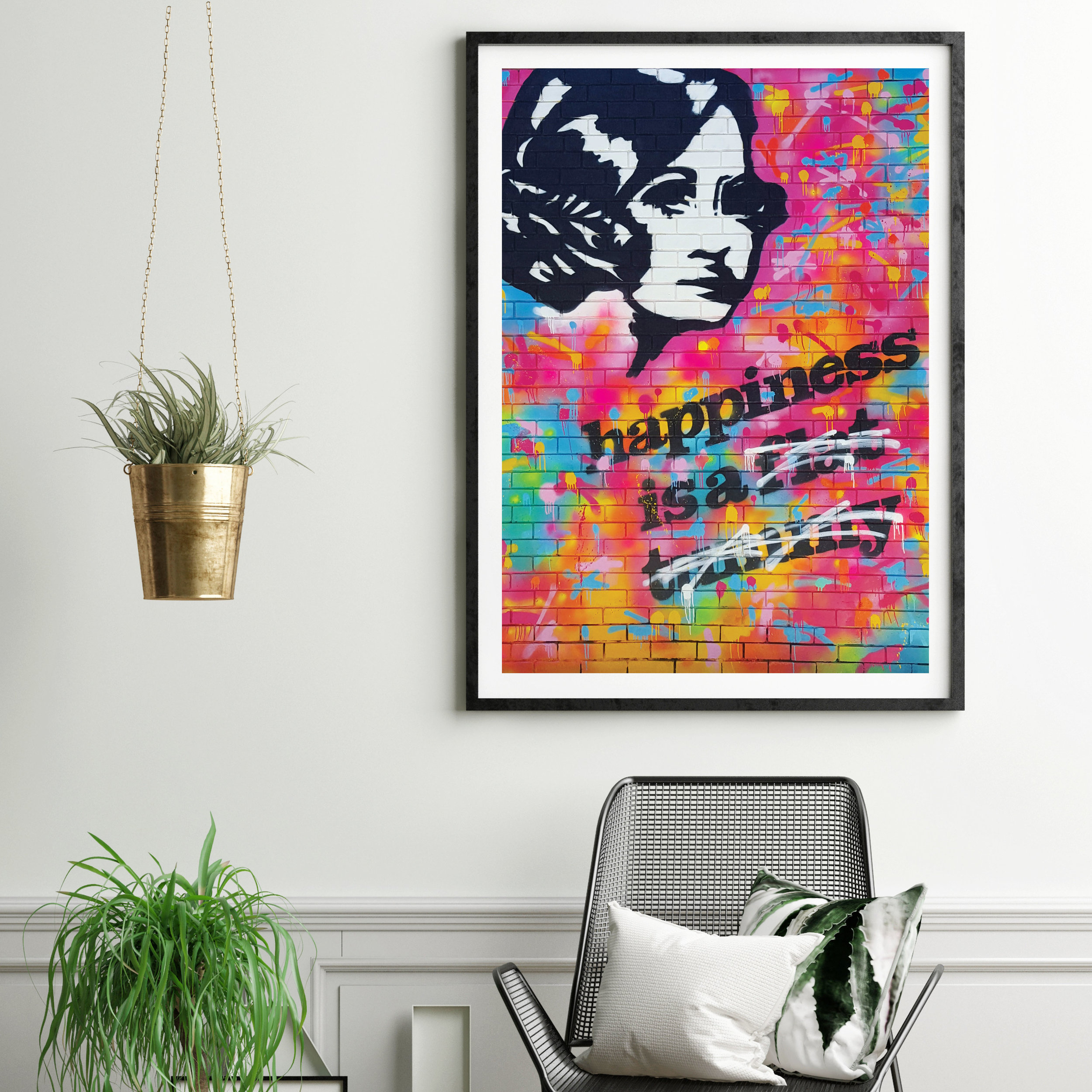 Adelaide Street Artist Happiness Is Giclee Print