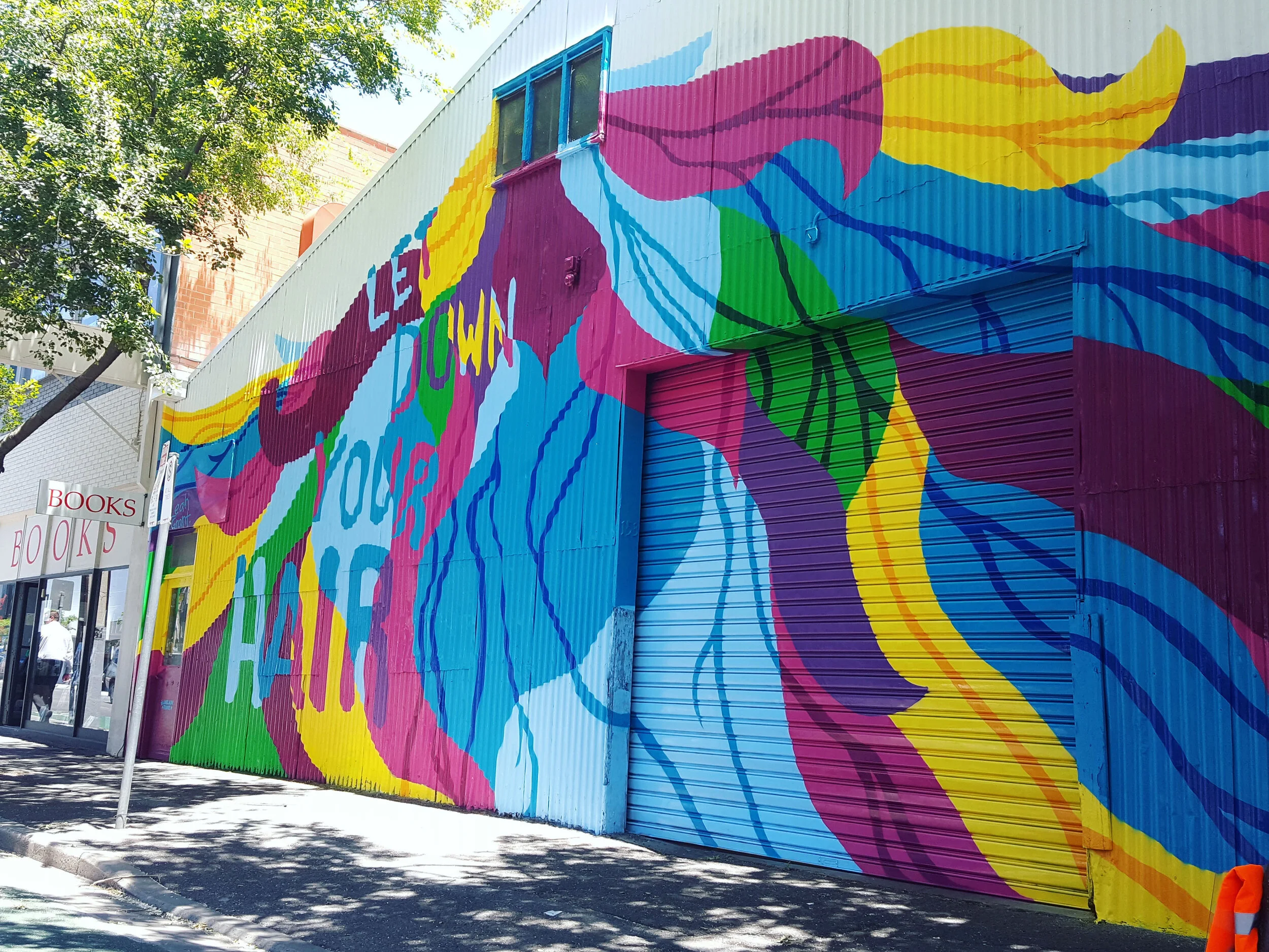 How to Paint a Mural on Corrugated Iron