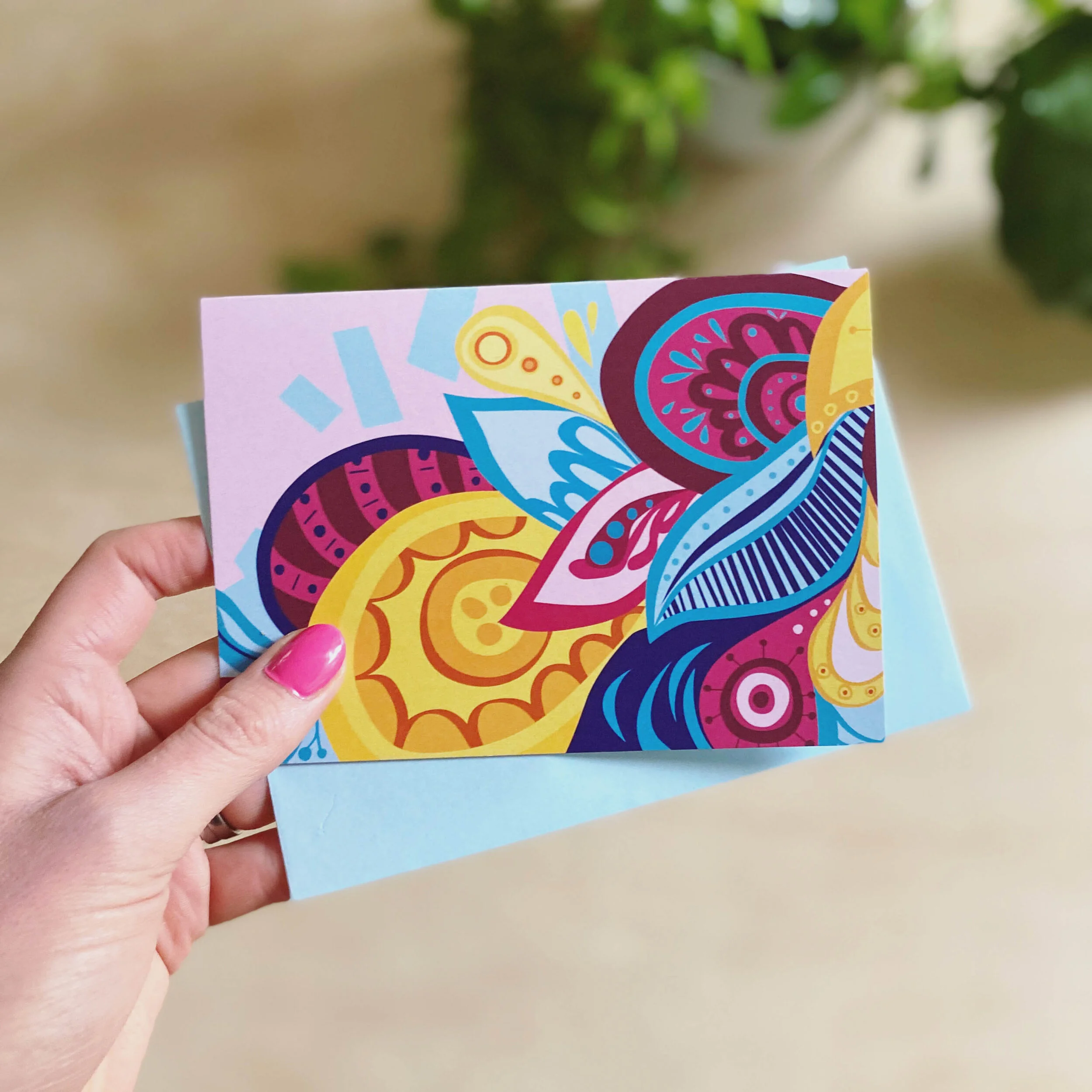 Street Art Greeting Card