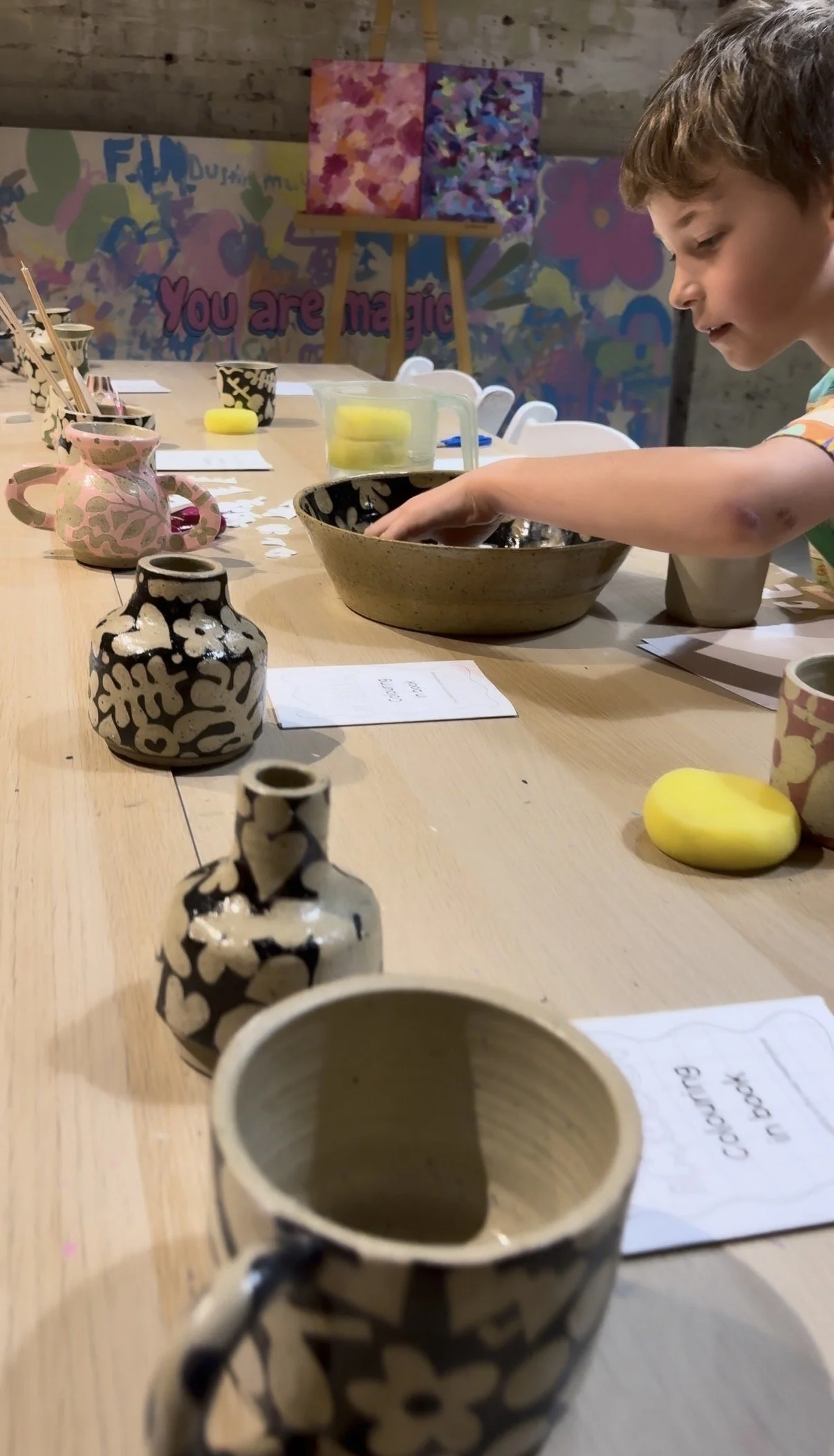 Kids Stencil Masterclass at We Made