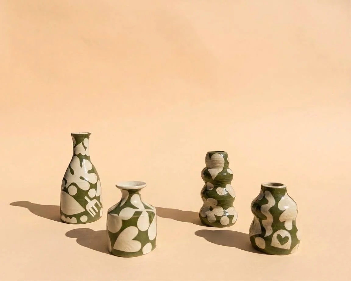 Leah Grnat - Petite Olive Vases ALL.jpeg