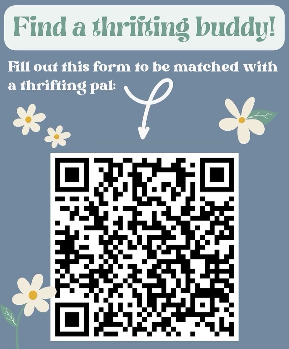 was datamatch a flop... do you need someone who shares the same love for thrifting? why not end the month off with thriftmatch! simply fill out the form (link also in our bio) and we will match you with a thrifting buddy who has similar answers 🤭 ha