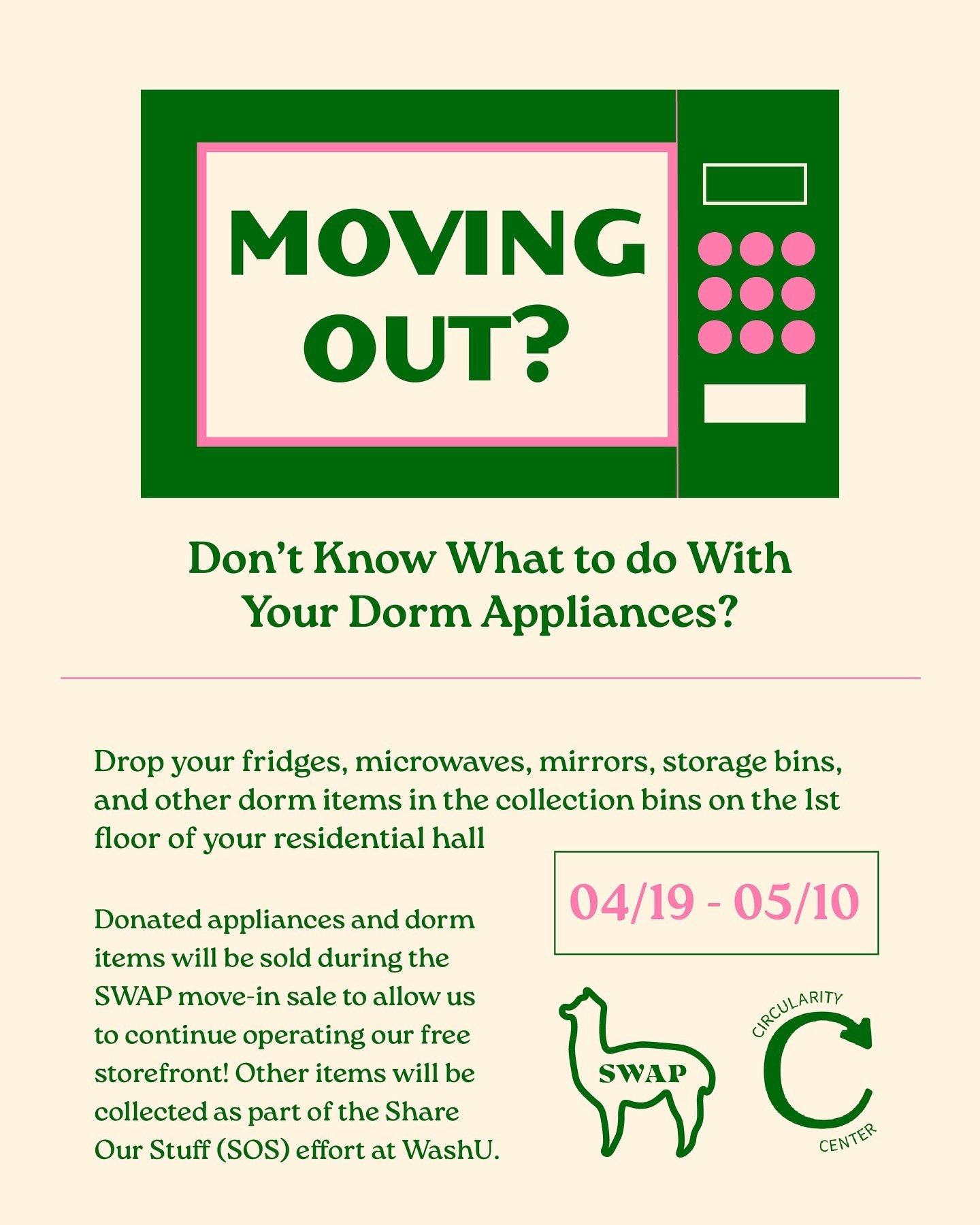 🚨don&rsquo;t ditch, donate!! 🚨 help us avoid the annual waste of move out