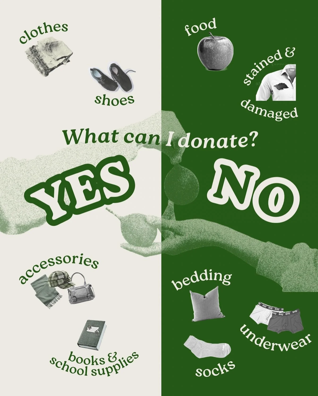 Thinking about donating to SWAP? Here&rsquo;s what you CAN and CAN&rsquo;T donate ♻️ Anything you&rsquo;re not sure about? DM us and ask!