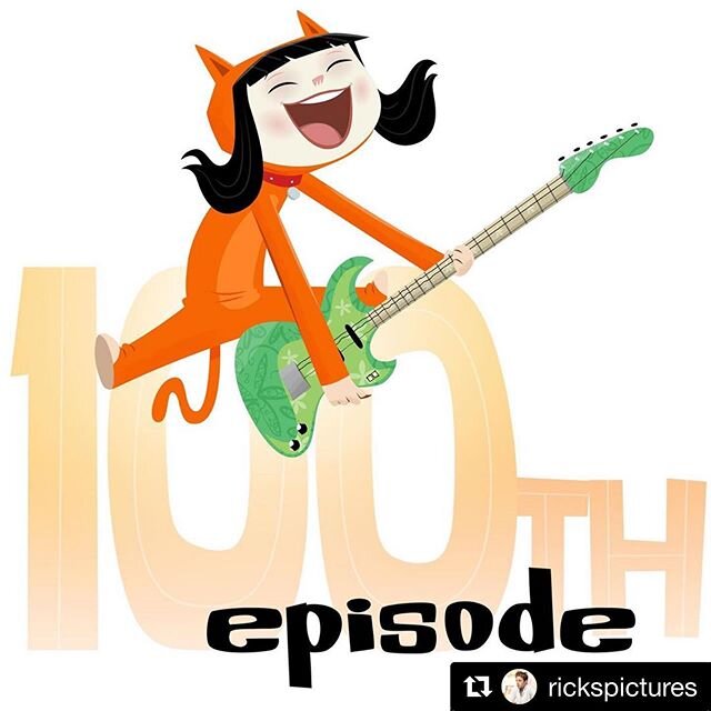 #Repost @rickspictures with @get_repost
・・・
Today we finish designing the 100th &lsquo;Kitty is not a Cat&rsquo; episode and pass it off to animation!!! Flip! 🤯✏️ 💪
Massive congratulations to the whole BES team. Huge achievement!! 💯 
https://youtu