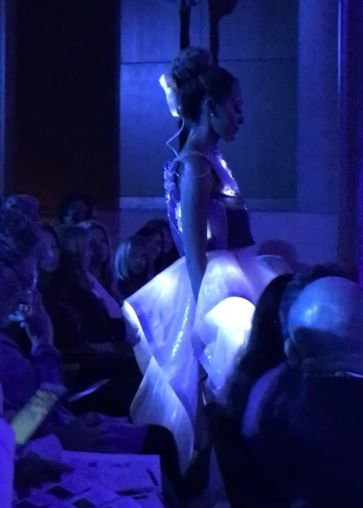 Light Dance on the runway, Salk Institute, October 2017