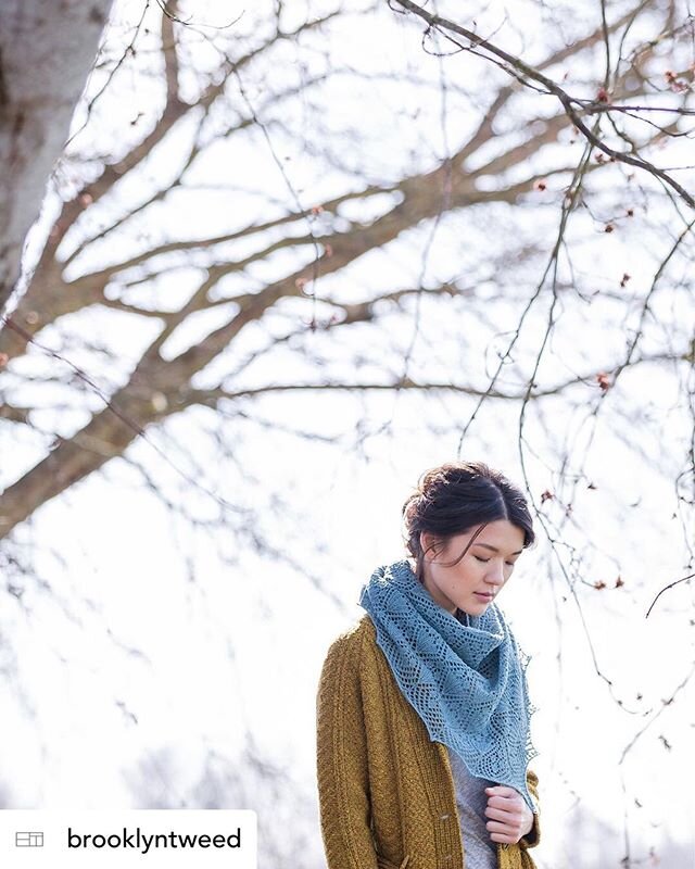 Throwback to May 2016, when my Amarilli shawl was published in Wool People 10. I think the shawl-knitting bug is finally beginning to bite after a bit of a hiatus - so far this year I&rsquo;ve made several hats and a whole lot of granny squares, but 