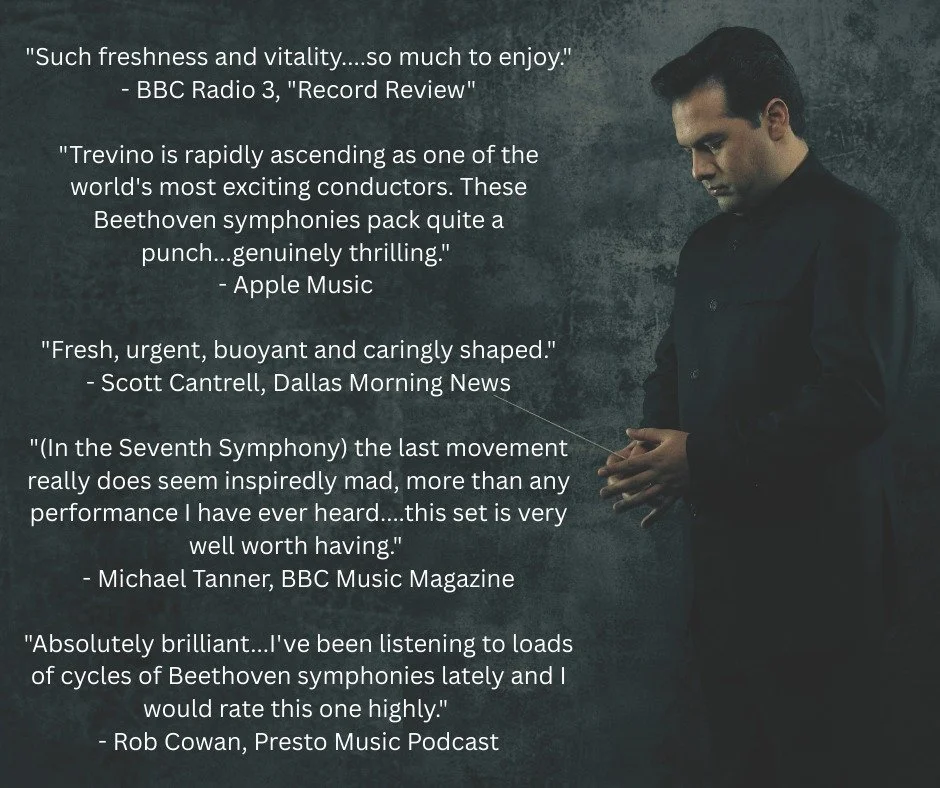 It was so special reliving my Beethoven symphonies set all last week, five years after its release. Remembering what a special experience it was for all of us including, I hope, the listeners.

It's also nice to look back at the good reviews for our 
