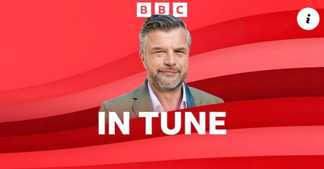In London with the great London Symphony Orchestra @londonsymphonyorchestra ahead of tonight&rsquo;s concert I was interviewed by @bbcradio3 &lsquo;In Tune&rsquo; - always a delight to go on that excellent show. Listen to the interview at the link be