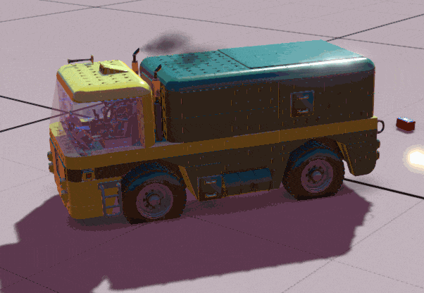 And here’s what the same tank cannon does in Mod Makers!