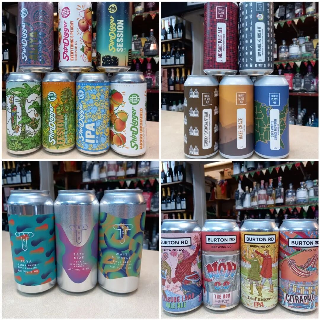 It's been a big week for beer at Portland Sale!

A top up of @shindiggerbeer; some fresh @thirstclassale including a newbie, Tom Made Me Brew It; new beers from @trackbrewingco; and a warm welcome to Portland shelves for @burtonroadbrewing - includin