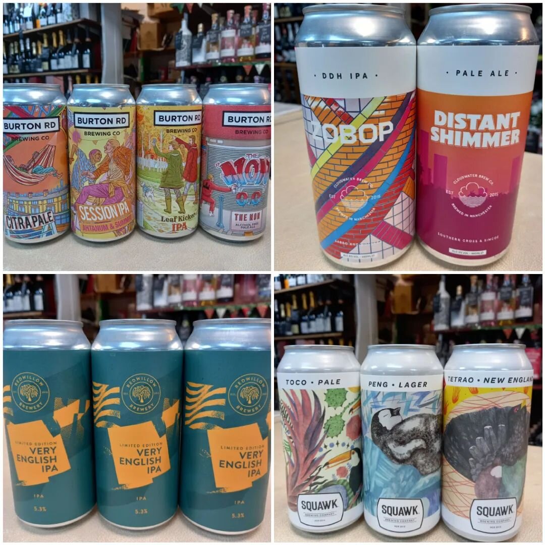 It's been something of a busy beer week as we gear up for the first of May's many Bank Holidays...

We've had mountains of goodies arrive, including new beers from @redwillowbrewery, @burtonroadbrewing, @cloudwaterbrew and @squawkbrewingco plus top u