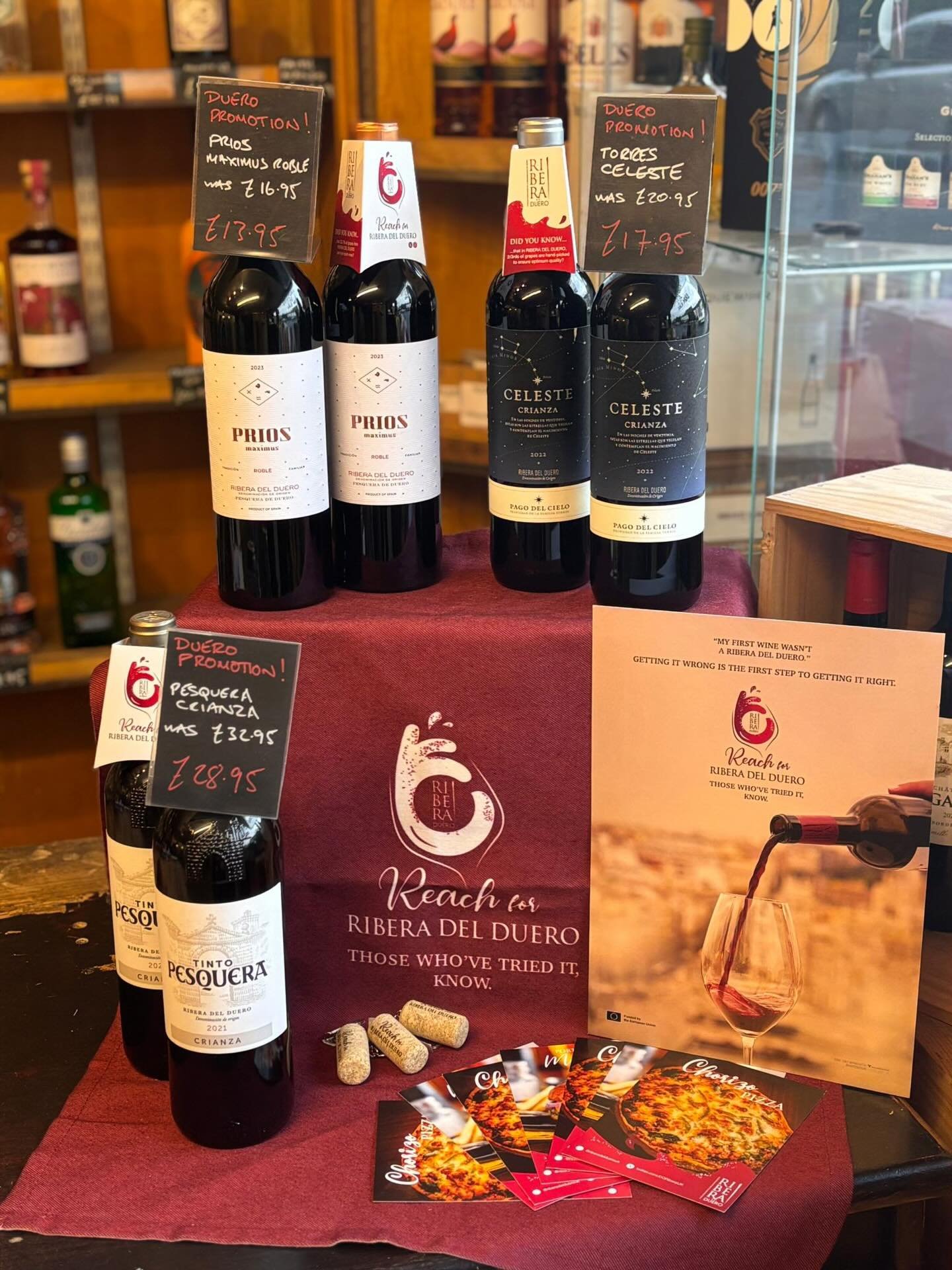 In April we are Reaching for Ribera, with promotions on these beautiful wines instore. 

Keep your eyes peeled for information on when you&rsquo;ll be able to try them too.

#reachforribera