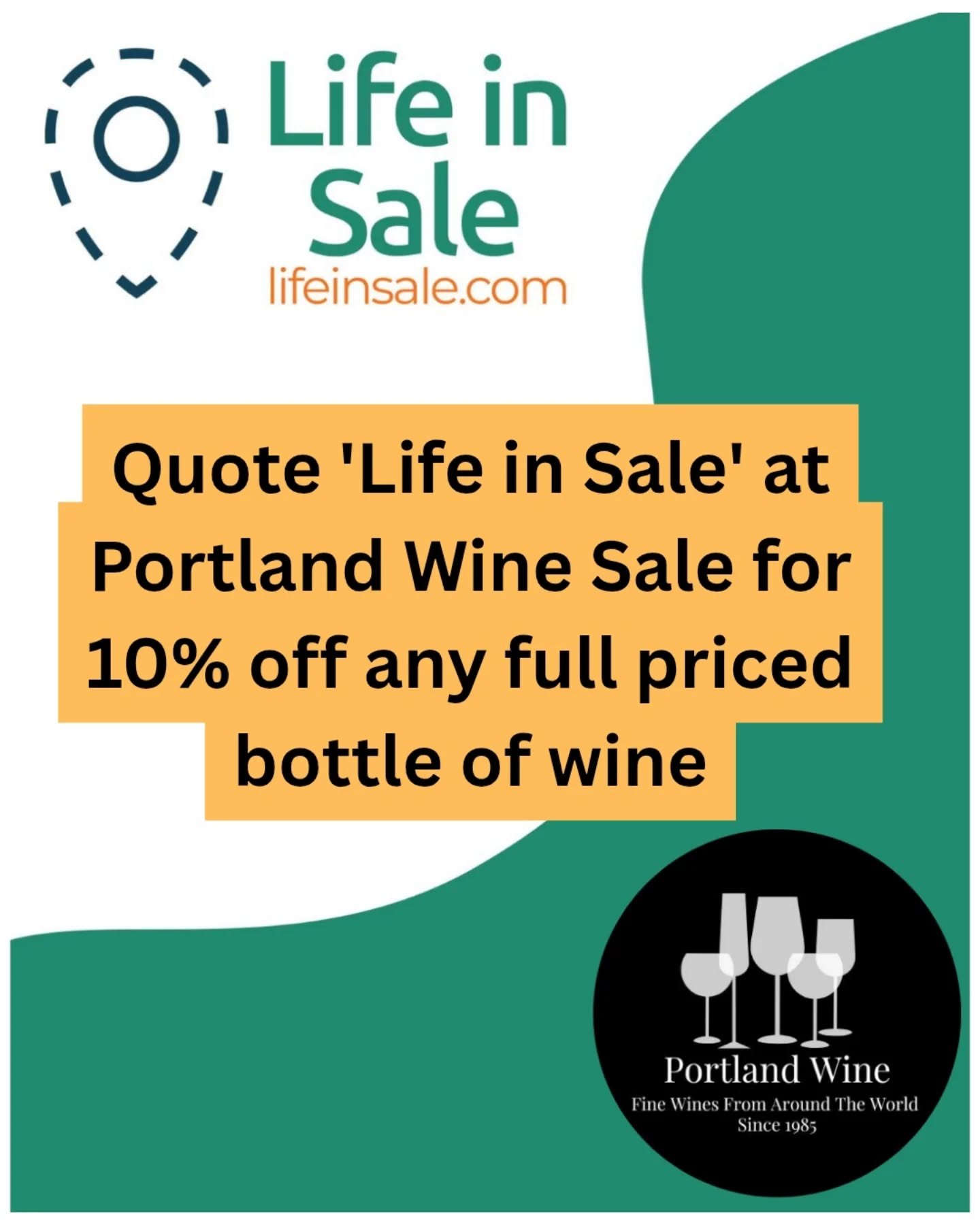 @lifeinsale is turning 10! 🎂 

To celebrate Katy has curated a huge range of offers from a whole raft of local businesses and there's some great deals to be had!

We're offering 10% off any full priced bottle of wine throughout May to join in the pa