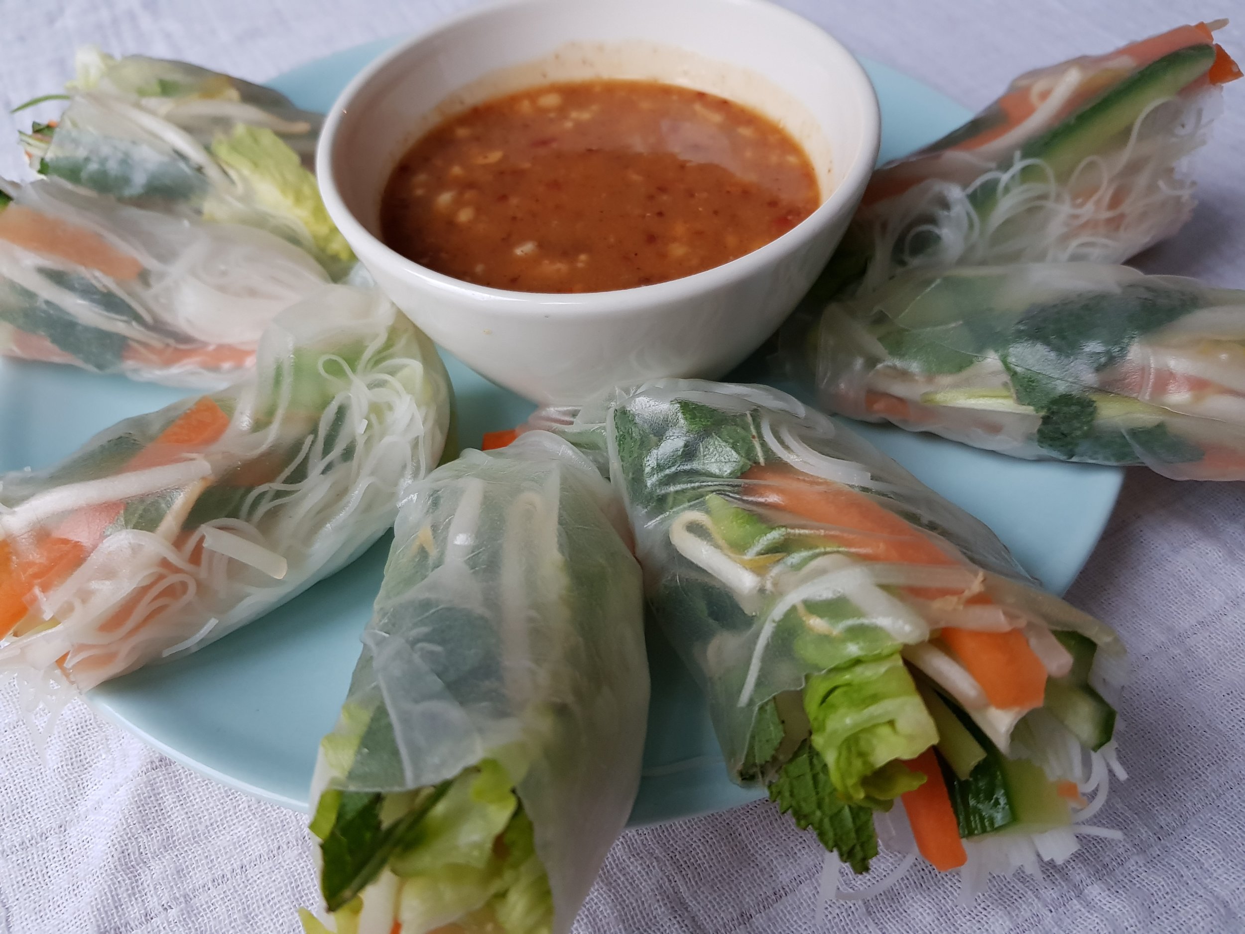 Vietnamese Fresh Spring Rolls 