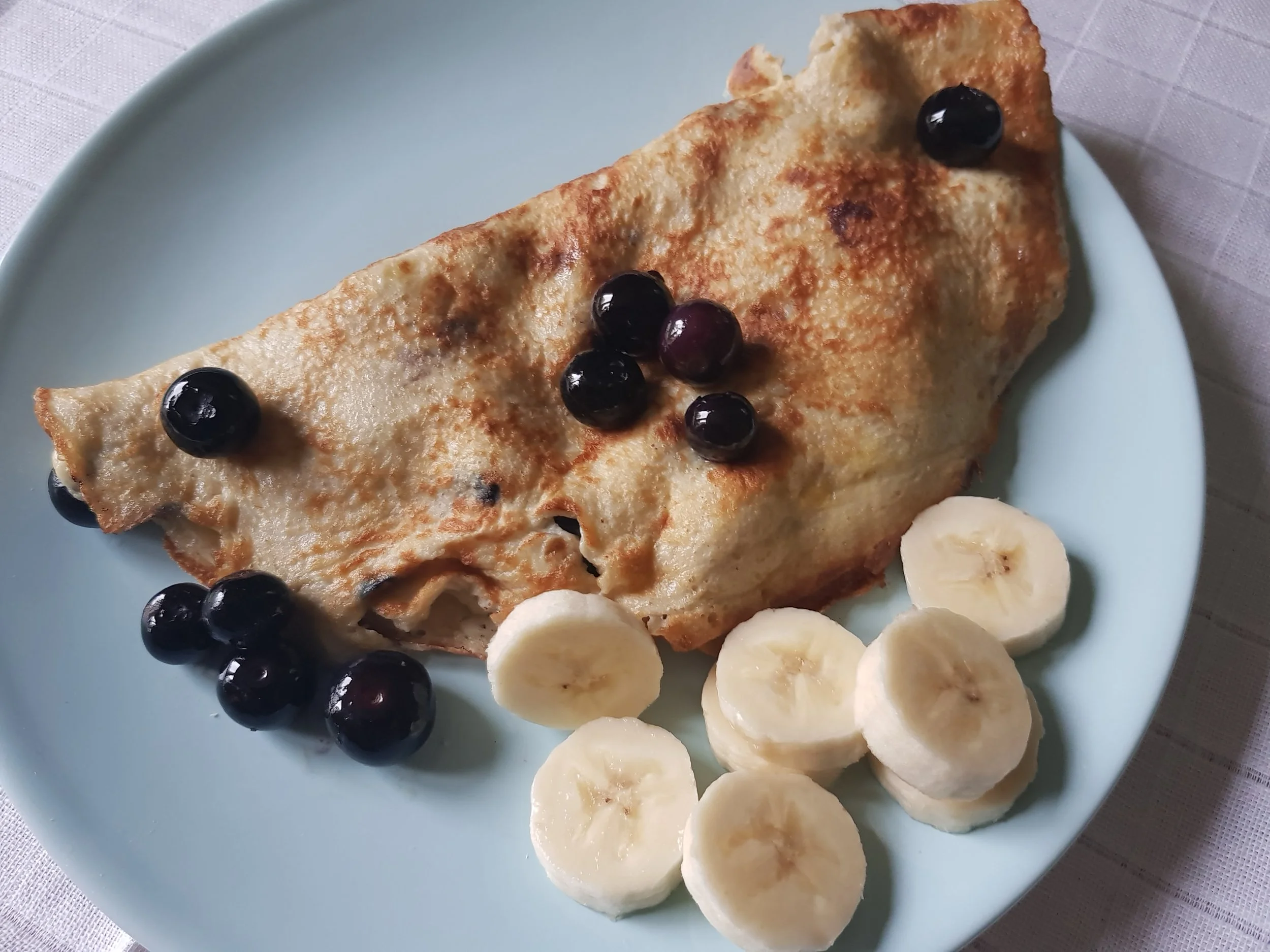 Banana & Blueberry Pancake