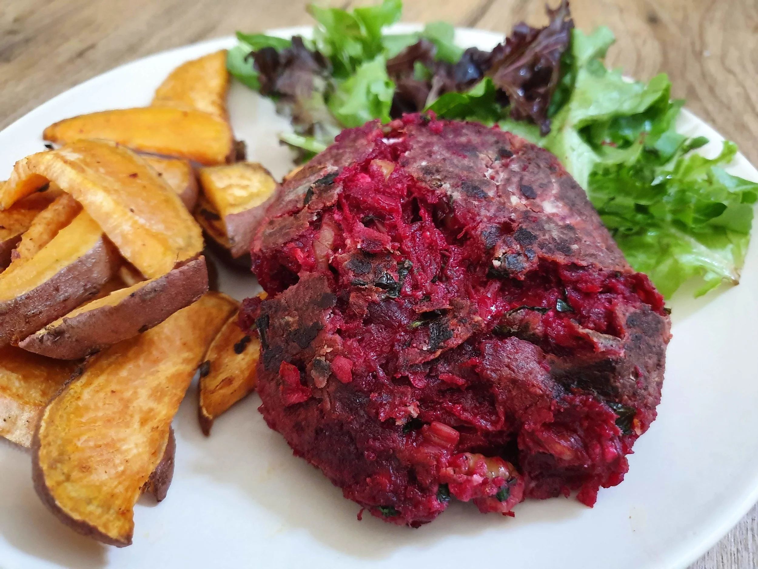 Beetroot and Carrot Burger