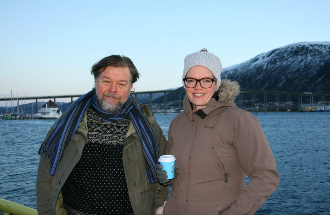 Munck på mediekonferanse i Tromsø
