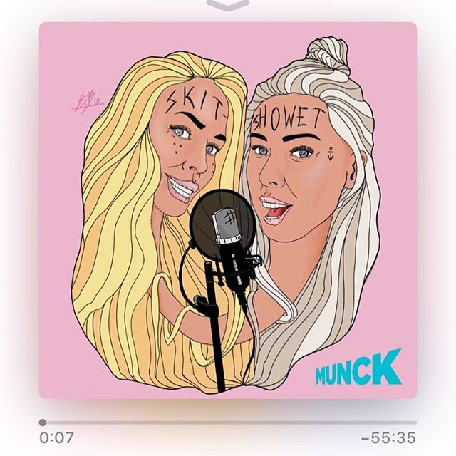 Gratulerer til @annais og @ericakvam med premiere p&aring; sesong 2 av @skitshowet !! N&aring; spilt inn i @munckstudios Velkommen til oss!