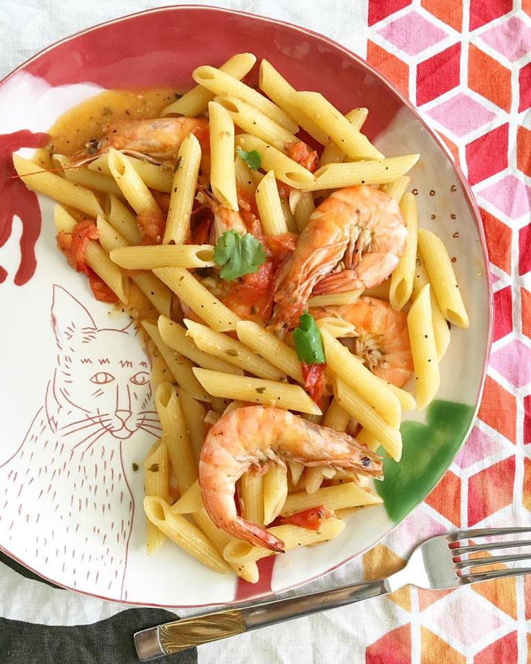 Penne Prawn Pasta