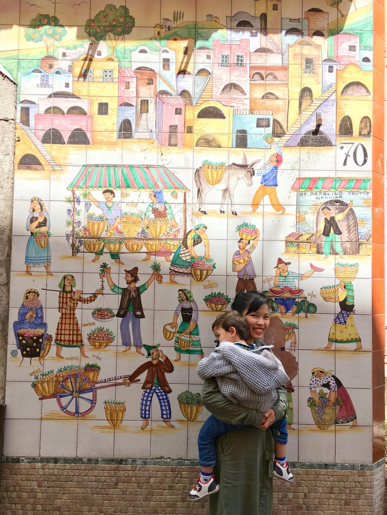 My baby and I at Vietri in 2017