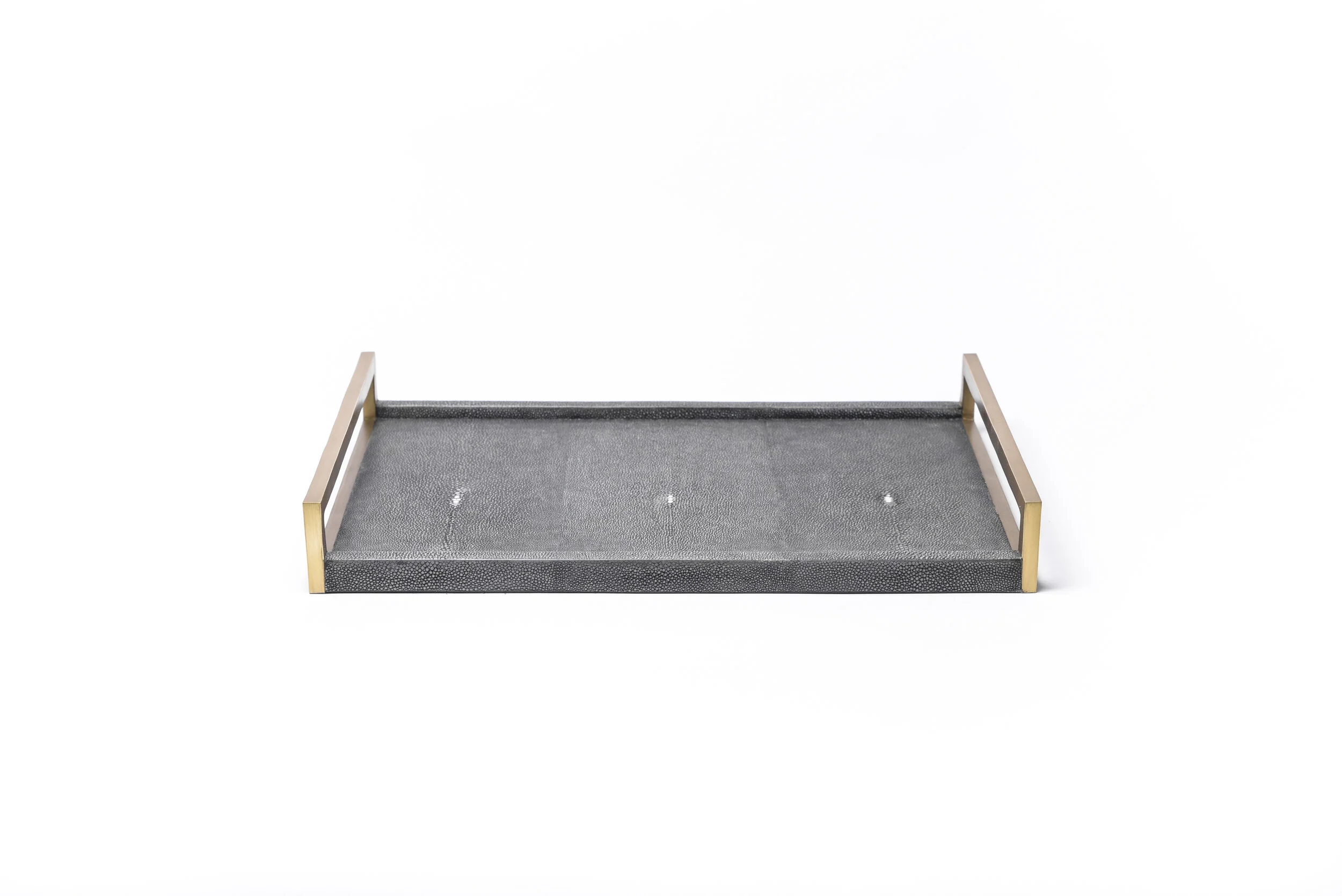 Classic Tray w/Bronze-Patina Brass Handles