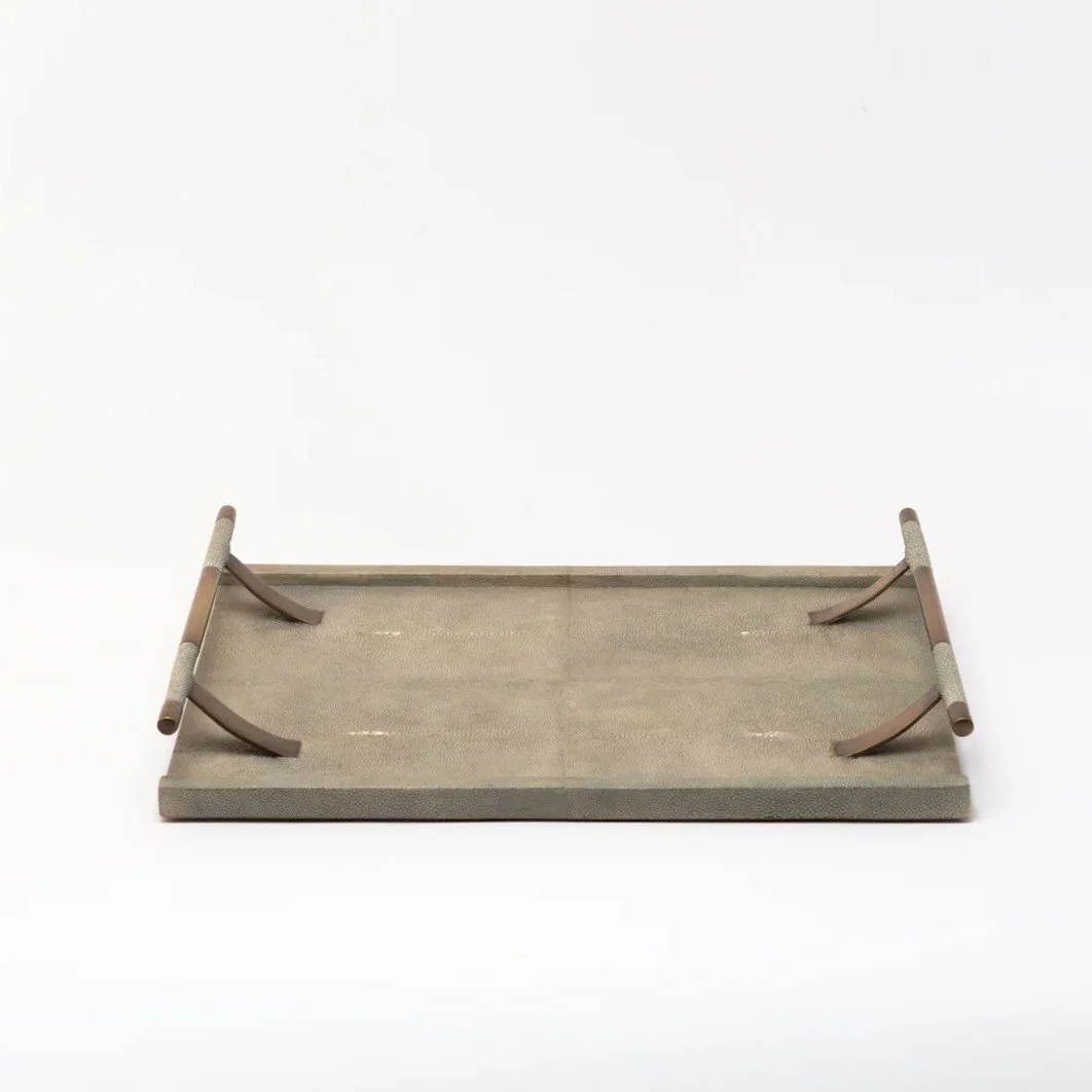 Tray Bronze Handle L