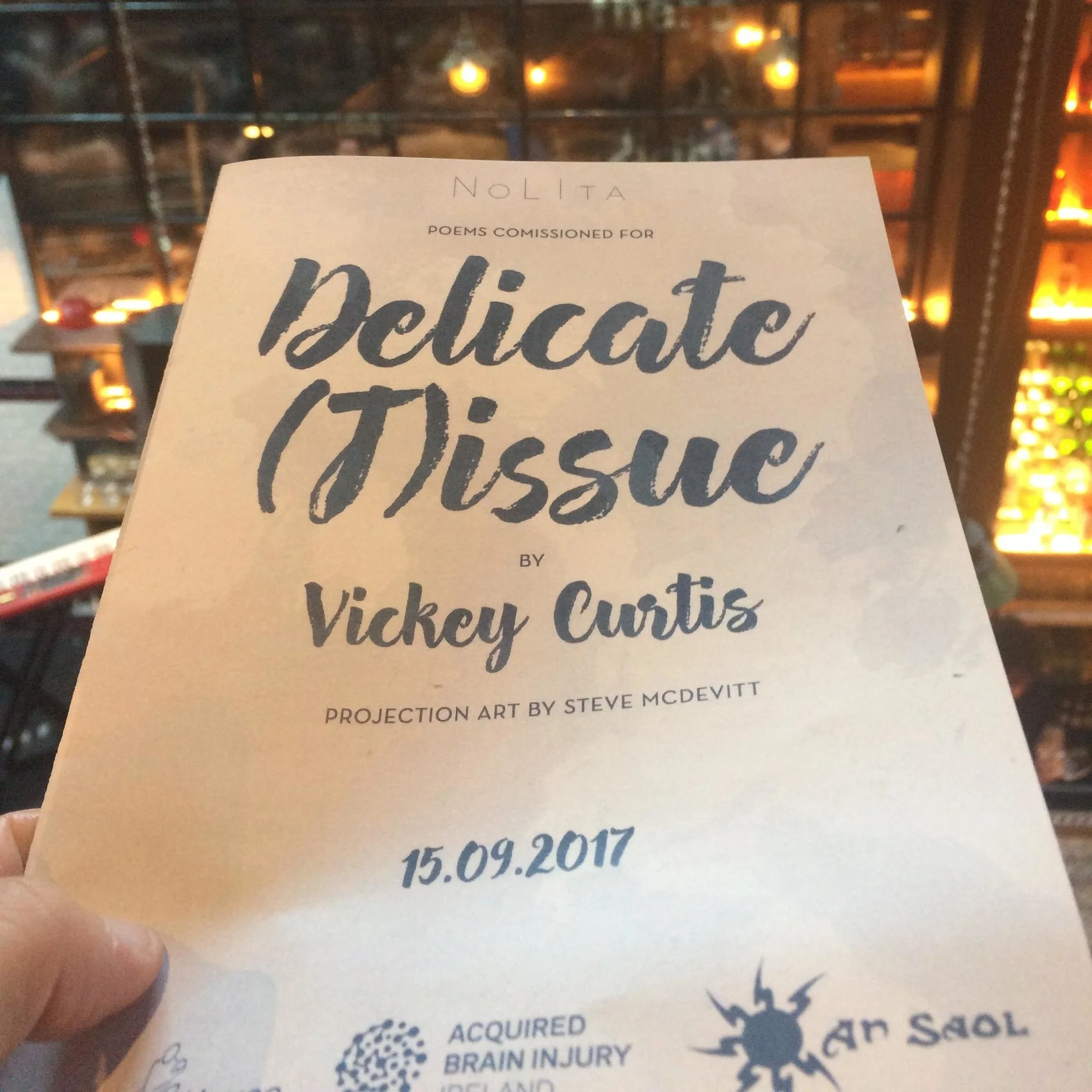  I was commissioned by the Mercantile Group to write three poems and perform them at their fundraiser for PIETA HOUSE, Acquired Brain Injury Ireland and An Saol, in September 2017.  I collaborated with graphic designer Stephen MacDevitt to animate th