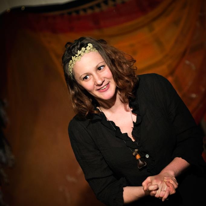 ABBIE SIMMONDS Brighton-based Abbie is a passionate performer of myths, folktales and folksongs, particularly those from the snow capped mountains of the north. Abbie enjoys exploring the liminal spaces where myth becomes modern, and tales of warrior goddesses, trickster ravens and troubled Kings from long, long ago find renewed truth in the present moment. She also just really, really loves stories! "A storyteller with edge, with the mark of someone who really knows their craft" Ashley Ramsden, Founder of the School of Storytelling "You really were amazing and so untiringly generous of yourself. It was a privilege to hear you tell in one of my favourite storytelling venues." Jonathan Lambert, Director of Hare Moon Storytelling Camp www.abbiesimmonds.com
