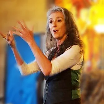 DAWN ELLIS Dawn has been a storyteller in one way or another most of her life – as an actor, broadcaster, writer and performer. She has a penchant for ancient myths and wonder tales from all over the world, especially the ones that put down roots inside us, and add spice and meaning to our lives. Every summer she tells tales under the stars on a Greek island, and the rest of the year performs in clubs, festivals and private celebrations. Recently she has performed at Pentameters Theatre, Hampstead, Bread and Roses, Clapham and in Battersea for the Wandsworth Arts Festival. She studied Myth with Dr Martin Shaw, Storytelling with Nell Phoenix and at the International School of Storytelling. She created ‘The Call of the Wild Twin’ workshops and also teaches Storytelling in organisations – with a mission to share storytelling skills with people who can make a difference. ‘...a dream world with a transgressive ending that went to the heart of each person in a packed house ’. David Templer