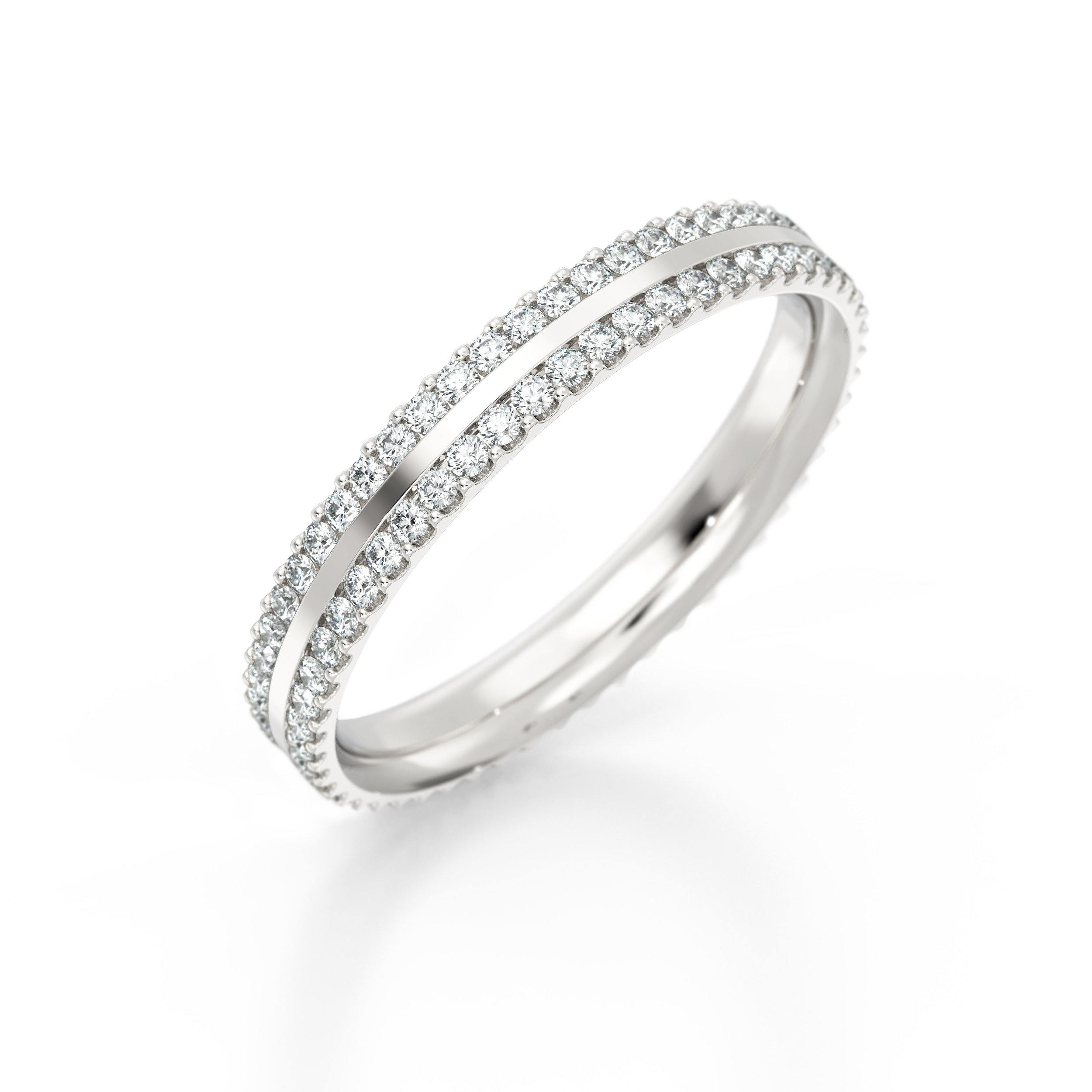 Unique Diamond Baguette Eternity Ring | Hatton Garden