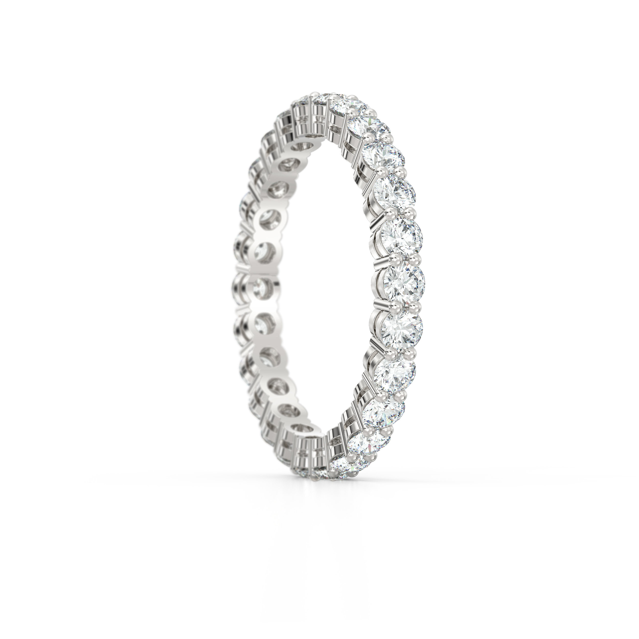 Shared Claw Eternity Ring | Hatton Garden Jewellers