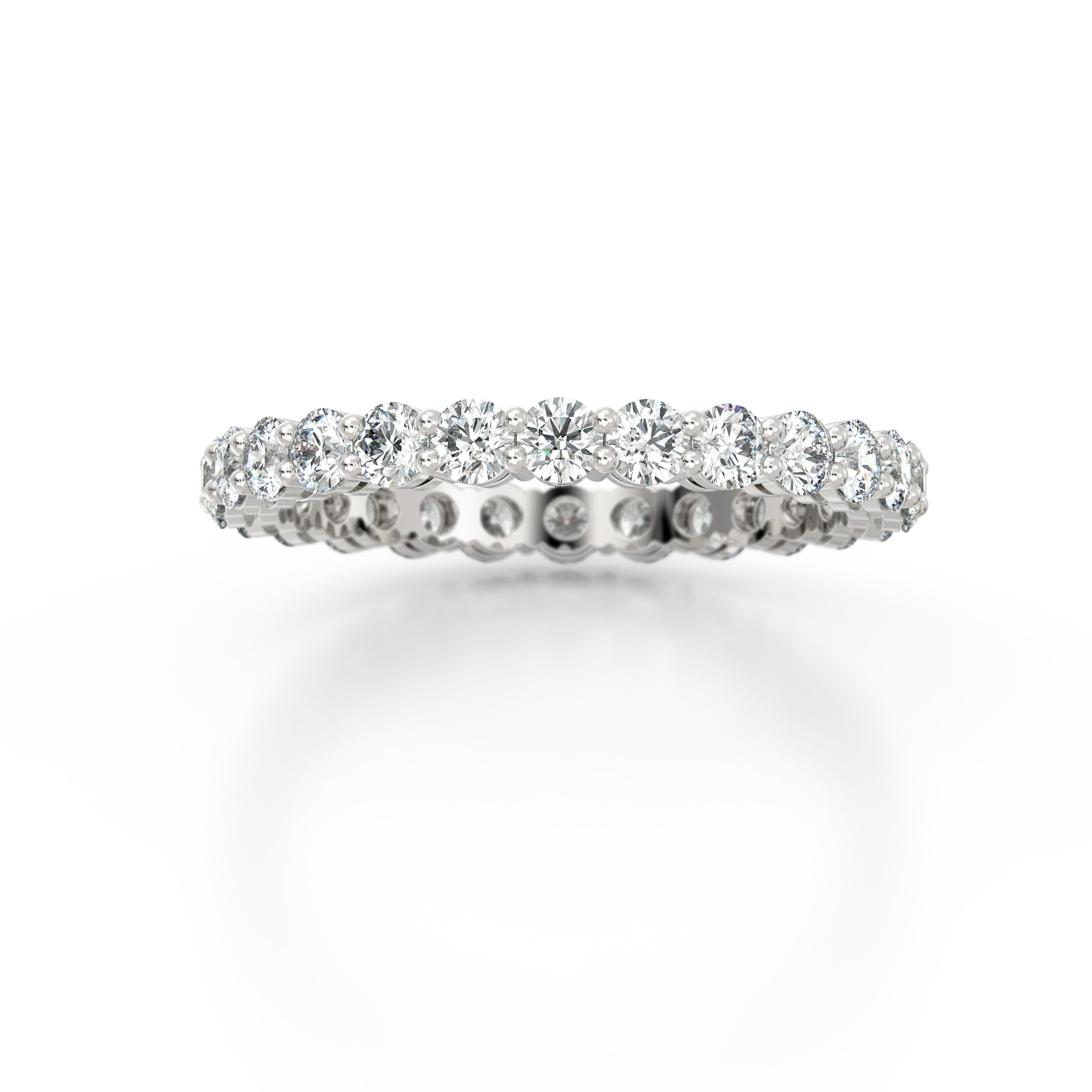 Shared Claw Eternity Ring | Hatton Garden Jewellers