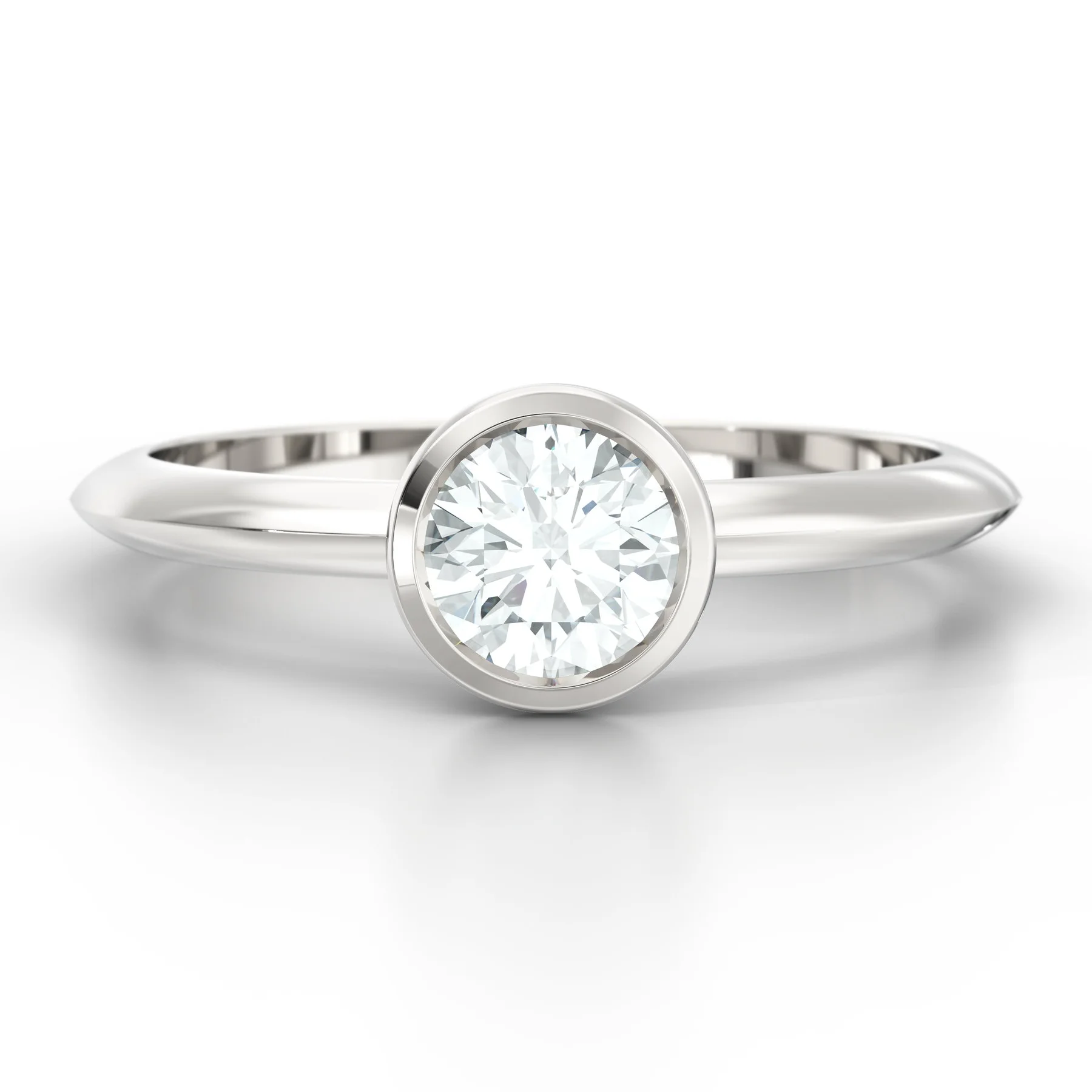 Solitaire rub over set