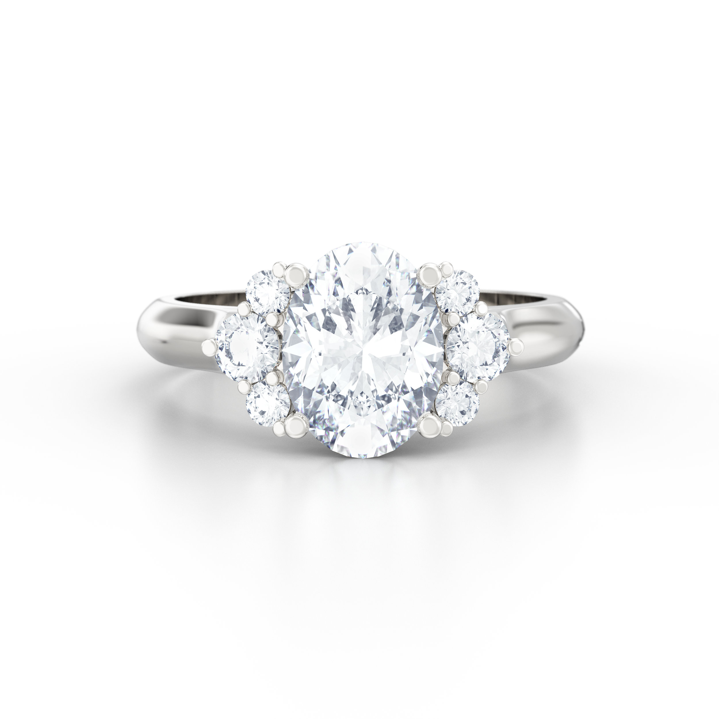 Oval Shape Engagement Ring | | Hatton Garden. London