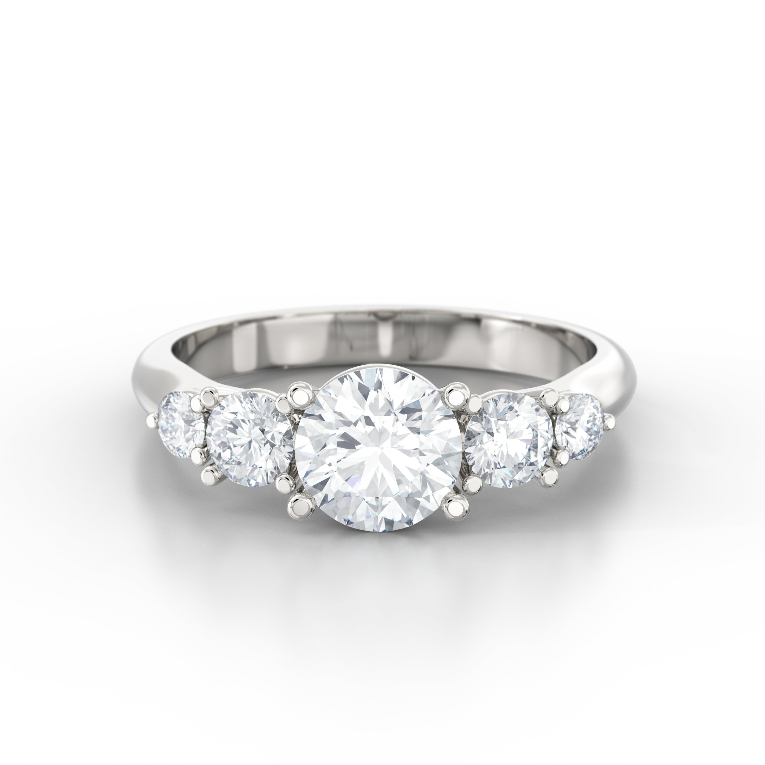 Brilliant Cut Five Stone Engagement Rings | Hatton Garden, London