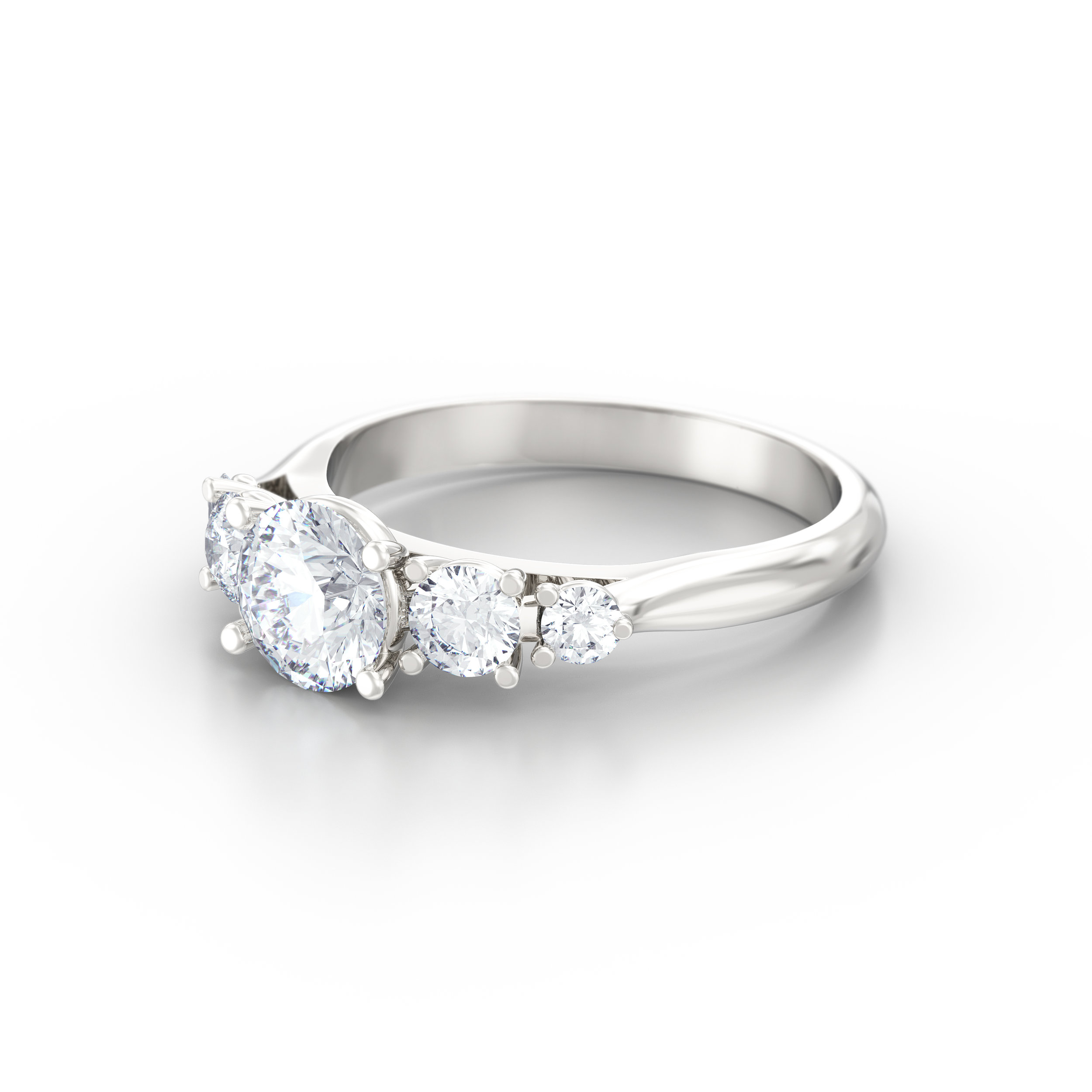 Brilliant Cut Five Stone Engagement Rings | Hatton Garden, London