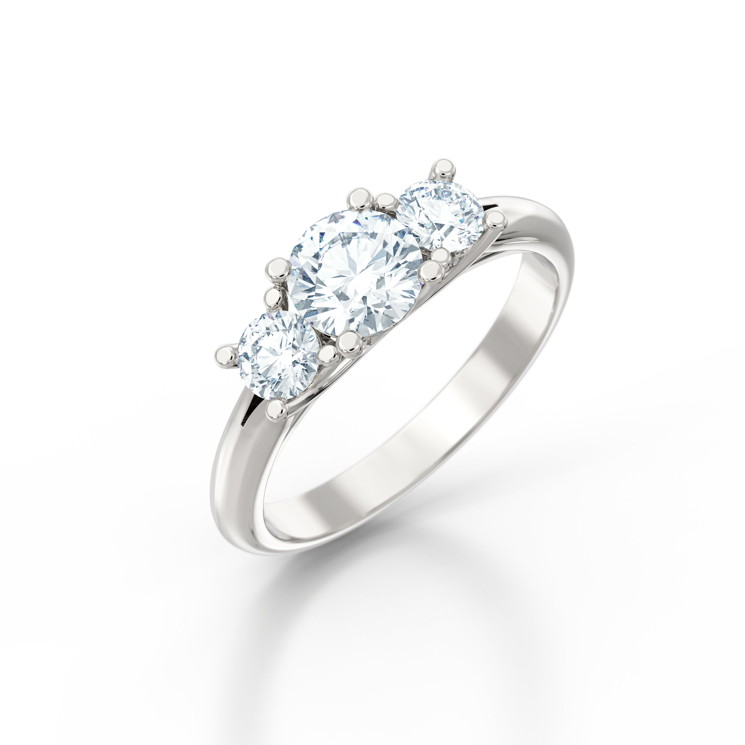 Trilogy Engagement Rings | Hatton Garden