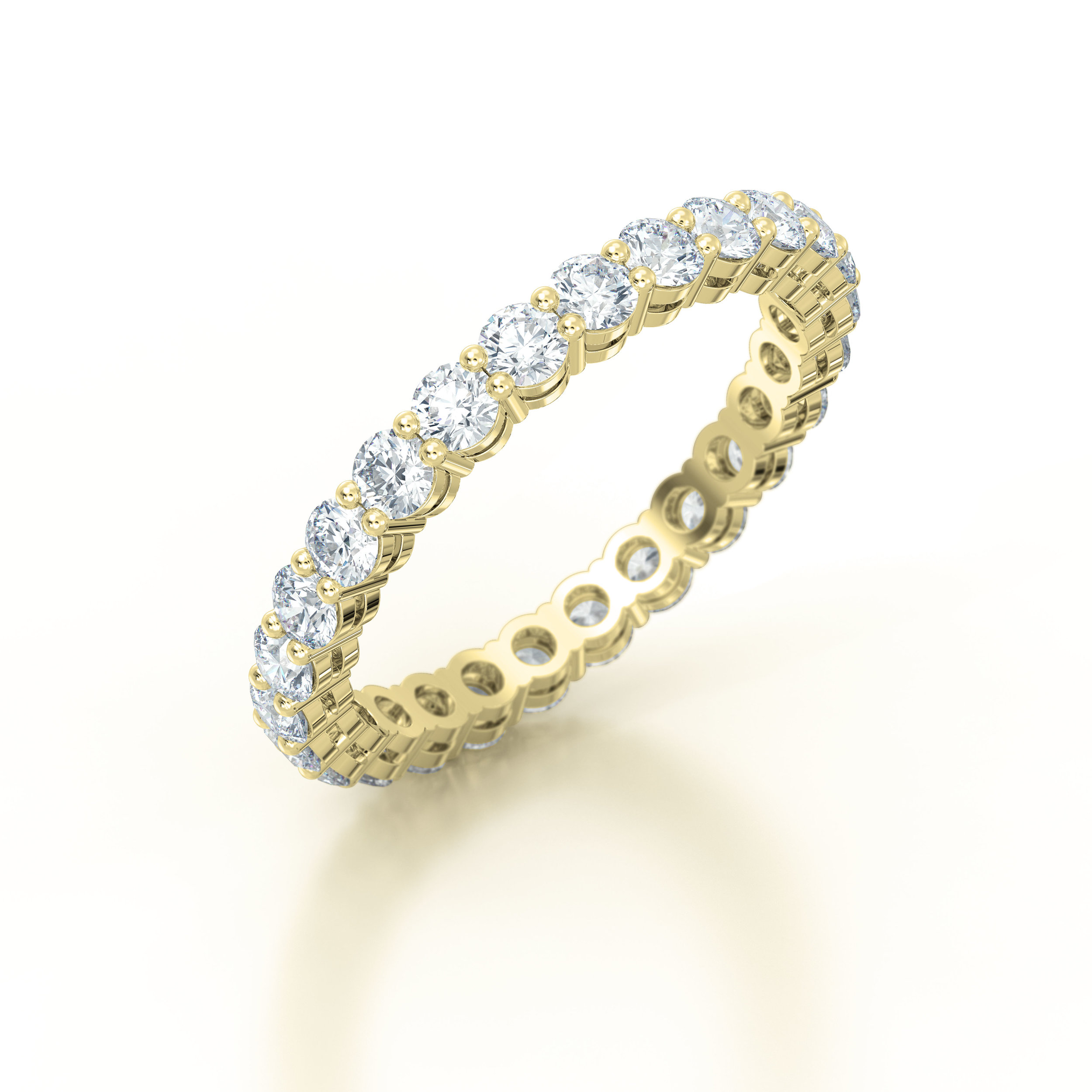 Shared Claw Eternity Ring | Hatton Garden Jewellers